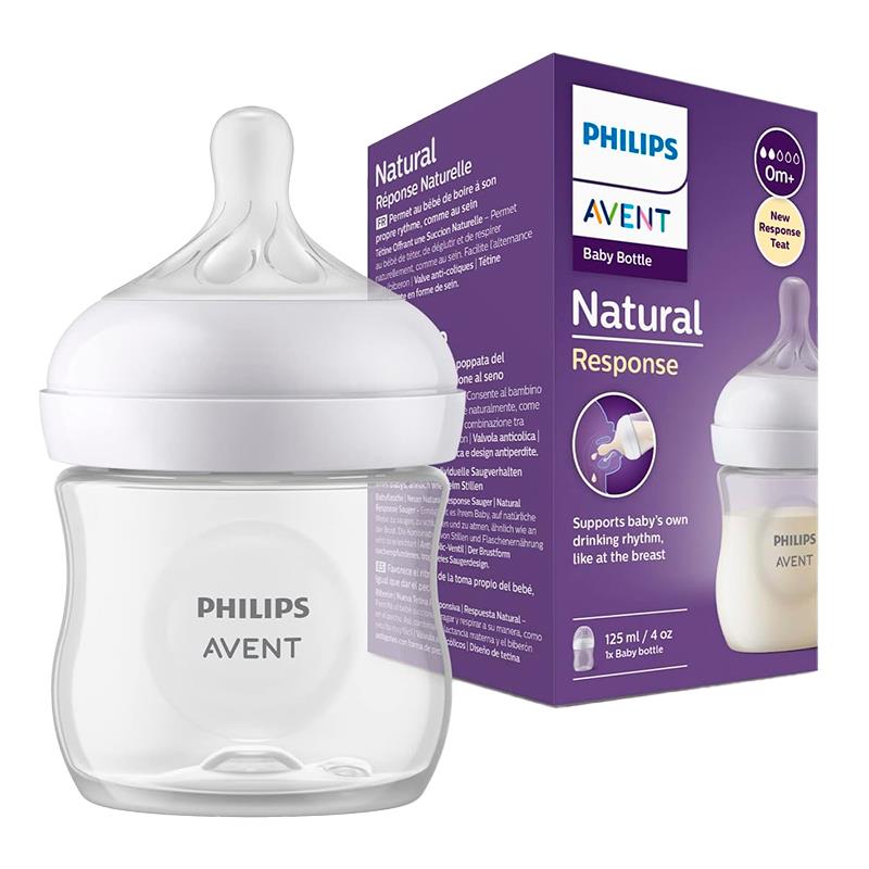 MAMADEIRA PHILIPS AVENT NATURAL 3.0 SCY900/01 125ML TRANSLUCIDA