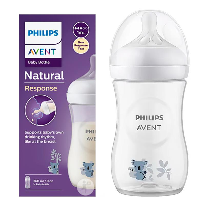 MAMADEIRA PHILIPS AVENT NATURAL 3.0 SCY903/67 DESIGN KOALA 260ML