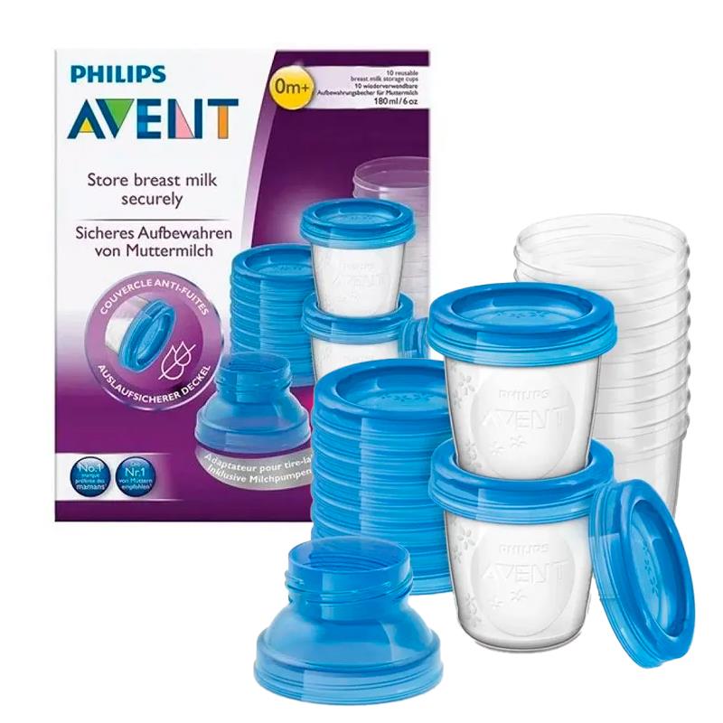 COPOS PHILIPS AVENT P/ARMAZENAMENTO DE LEITE MATERNO SCF618/10