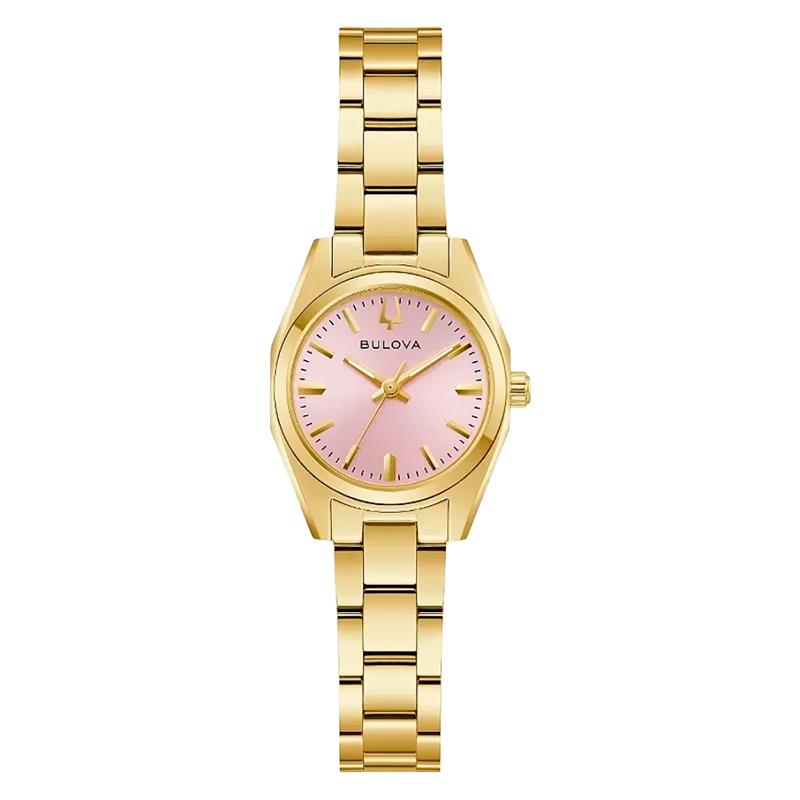 RELOGIO FEMININO BULOVA 31MM 97L187 DOURADO/ROSE