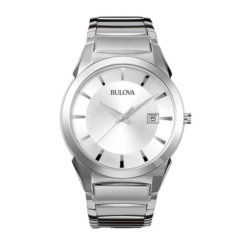 RELOGIO DE PULSO MASCULINO BULOVA 38MM 96B015 PRATA