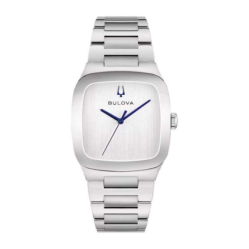 RELOGIO DE PULSO MASCULINO BULOVA 40MM 96A336 PRATA