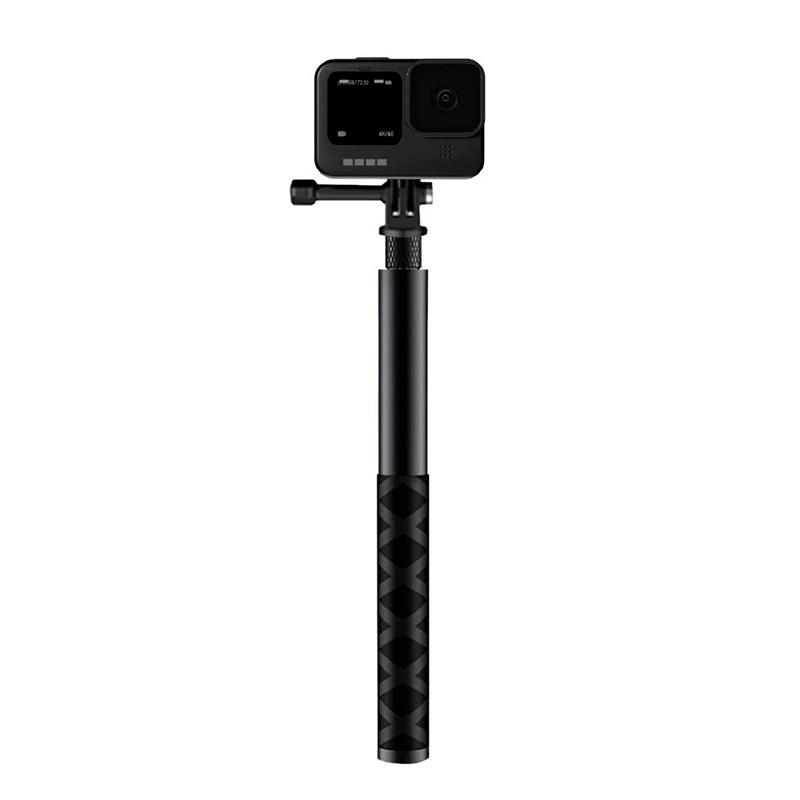BASTAO DE SELFIE QUANTA ANTI DERRAPANTE 120CM PRETO