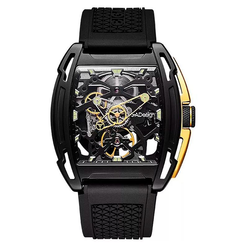 RELOGIO MASCULINO CIGA DESING MECHANICCAL EXPLORATION Z062-BLGO-W5BK BLACK GOLD