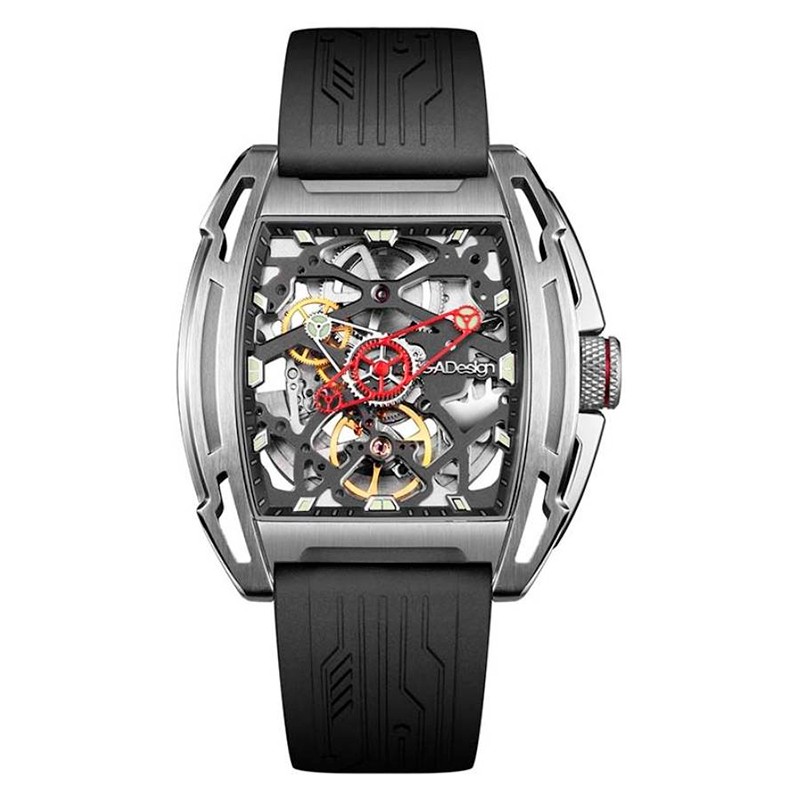 RELOGIO MASCULINO CIGA DESIGN MECHANICCAL MASZ062-SISI-W5BK