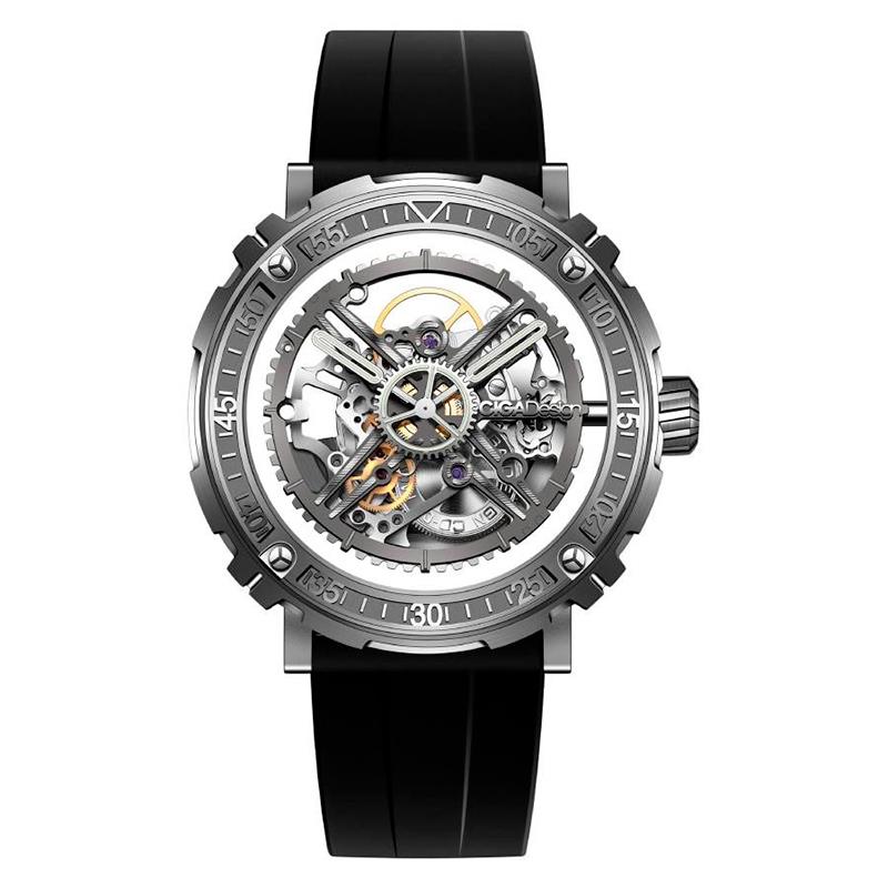 RELOGIO MASCULINO CIGA DESIGN MECHANICCAL MAGICIAN M051-SS01-W6B