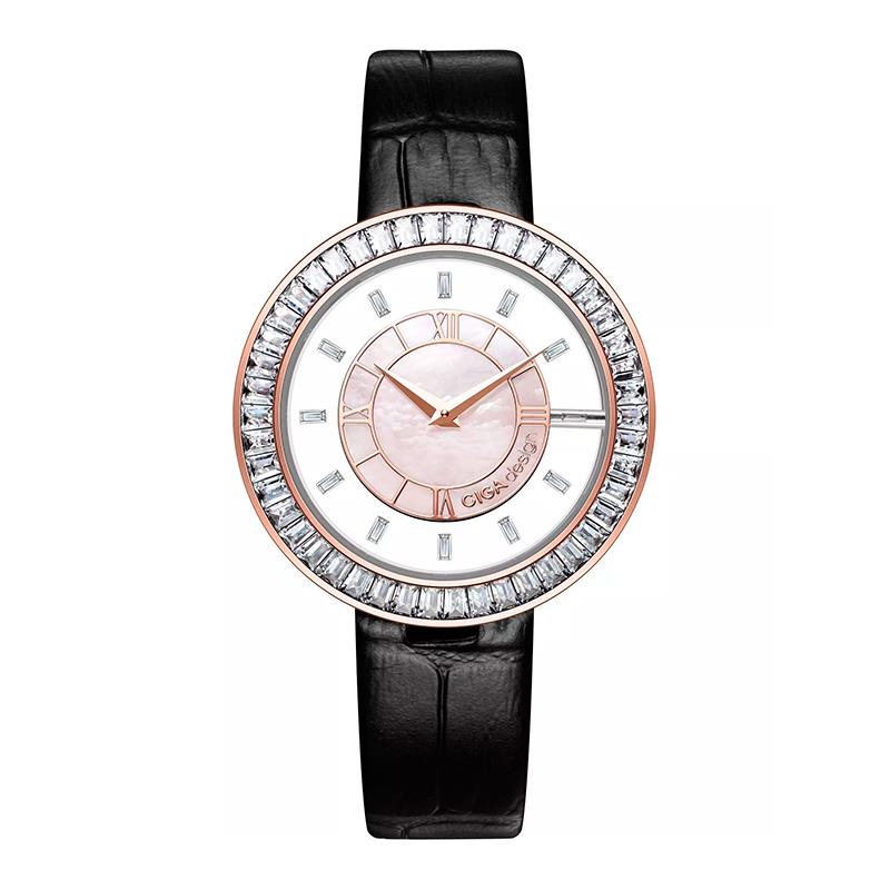 RELOGIO FEMININO CIGA DESIGN MECHANICCAL D022REWH1BK