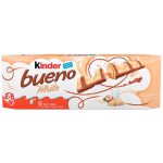 CHOCOLATE FERRERO KINDER BUENO WHITE COM LEITE E AVELA 8X39G