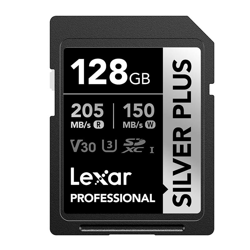 CARTAO DE MEMORIA LEXAR PROFESSIONAL MICRO SD 128GB SILVER PLUS 205MB/S 150MB/S
