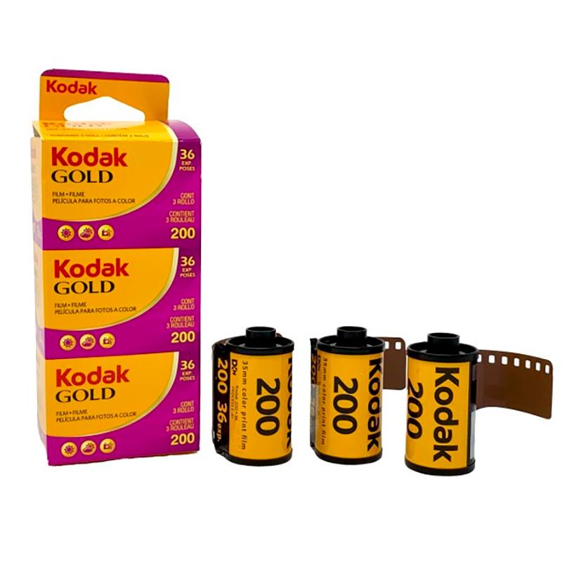 FILME KODAK PELICULA NEGATIVA GOLD FILM COLOR 20036X3