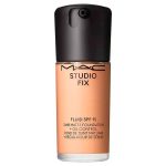 BASE DE MAQUIAGEM LIQUIDA FACIAL MAC STUDIO FIX FLUID BROAD SPECTRUM + OIL CONTROL SPF 15 NW20 30ML