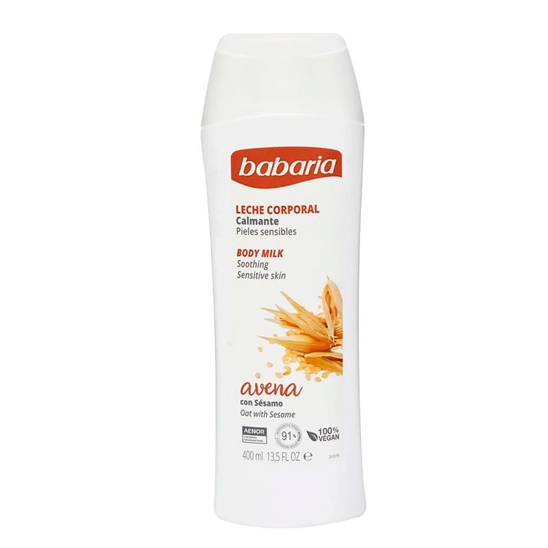 BABARIA LOCAO CALMANTE LEITE CORPORAL DE AVEIA 400ML