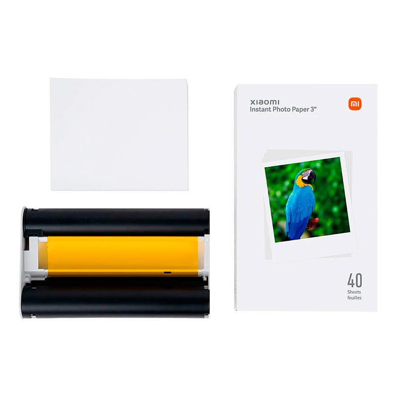PAPEL FOTOGRAFICO XIAOMI 3" INSTANT PAPER 1S SD30 BHR6756GL 40UN