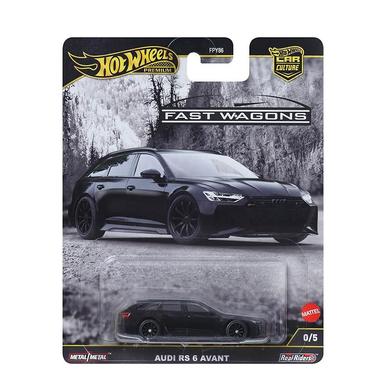 CARRINHO MATTEL HOTWHEELS FAST WAGONS AUDI RS 6 AVANT 0/5 FPY86 JBK71