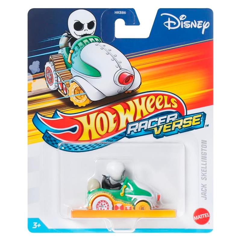 CARRINHO MATTEL HOTWHEELS RACER VERSE JACK SKELLINGTON HKB86 HKC03