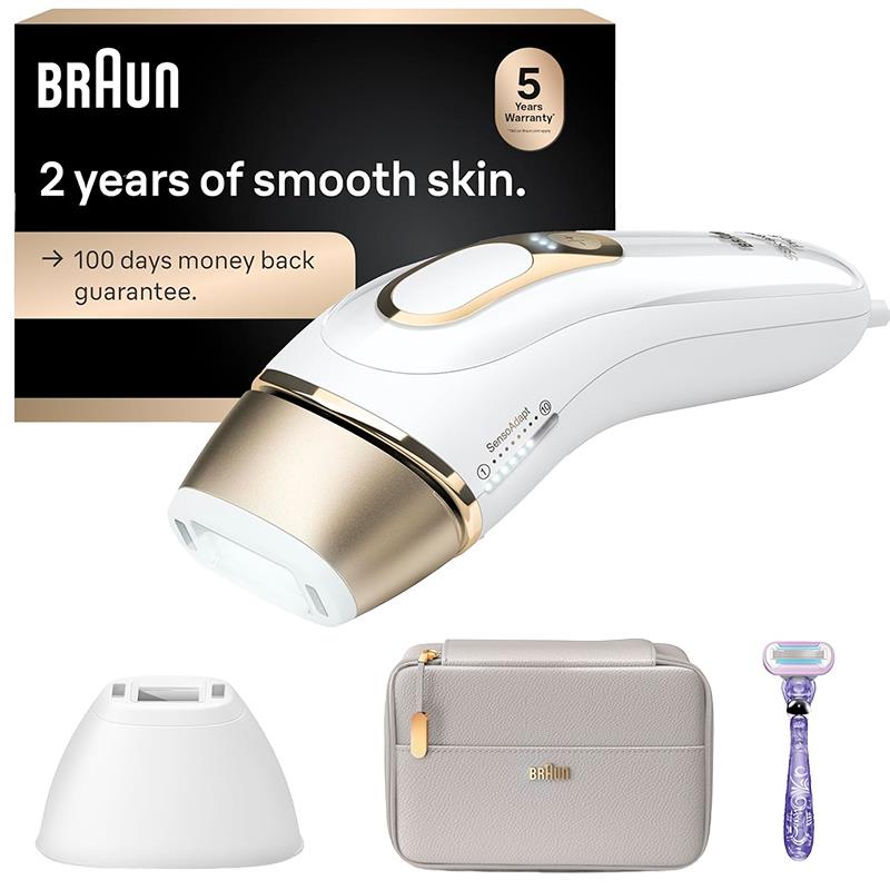 DEPILADOR ELETRICO BRAUN SILK EXPERT PRO 5 C/NECESSAIRE DE COURO