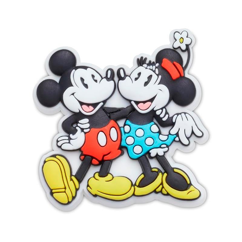 BROCHE P/CROCS JIBBITZ MICKEY AND MINNIE HOLDING