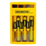 SET DE 6 CHAVES DE FENDA CROSSMASTER PARA ELETRONICOS 994 09 54
