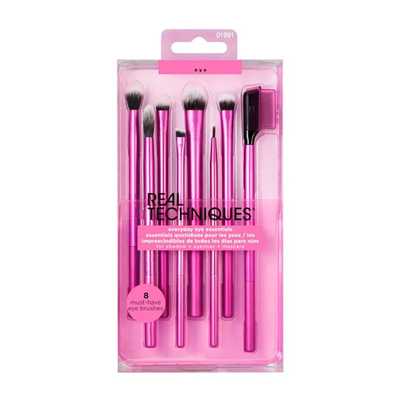 CONJUNTO DE PINCEIS DE OLHO REAL TECHNIQUES EVERYDAY EYE ESSENTIALS 8UN
