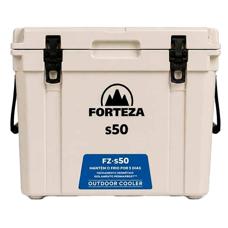 COOLER DE PLASTICO ISOTERMICO FORTEZA 50L FZ-S50AR AREIA