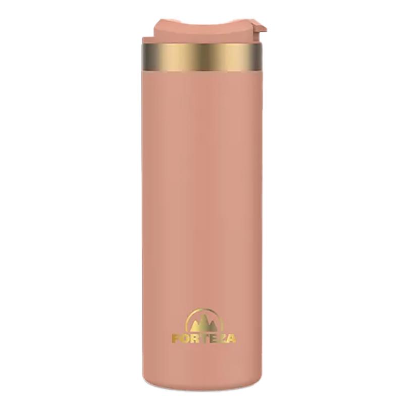 JARRA TERMICA DE ACO INOXIDAVEL FORTEZA 350ML FZ-CF035P PEACH PINK