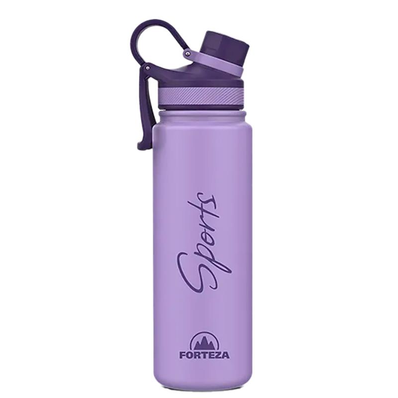 JARRA TERMICA DE ACO INOXIDAVEL FORTEZA STRAW BLACK 850ML FZ-BF085LV LAVANDA