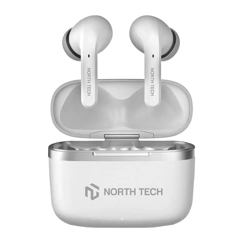 FONE DE OUVIDO S/FIO NORTH TECH NT-E50 BT TWS 400MAH WHITE