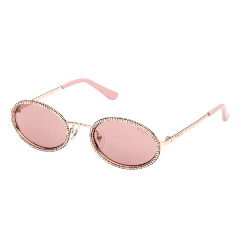 OCULOS DE SOL FEMININO GUESS GU00295 32S TAM 52 22 135MM DOURADO/ROSA