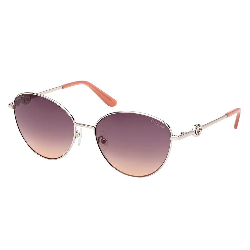 OCULOS DE SOL FEMININO GUESS GU00284 10Z TAM 58 17 135MM DOURADO/MARROM