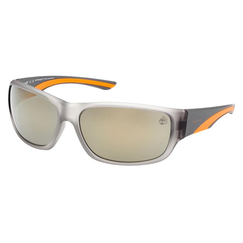 OCULOS DE SOL MASCULINO TIMBERLAND TB00084 20H TAM 64 16 130MM PRATA/AMARELO