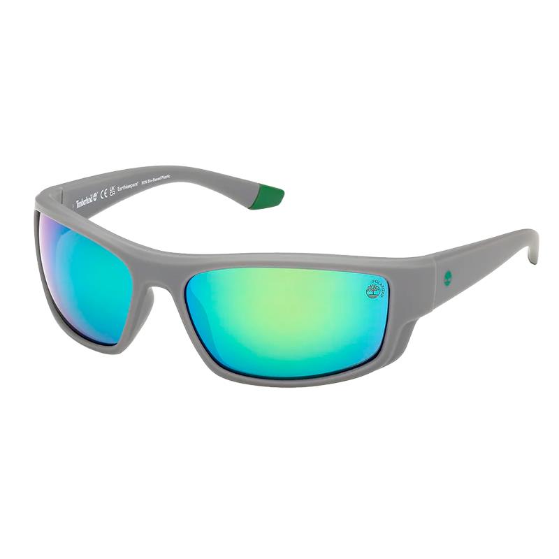 OCULOS DE SOL UNISSEX TIMBERLAND TB00081 20R TAM 64 17 135MM PRATA/AZUL
