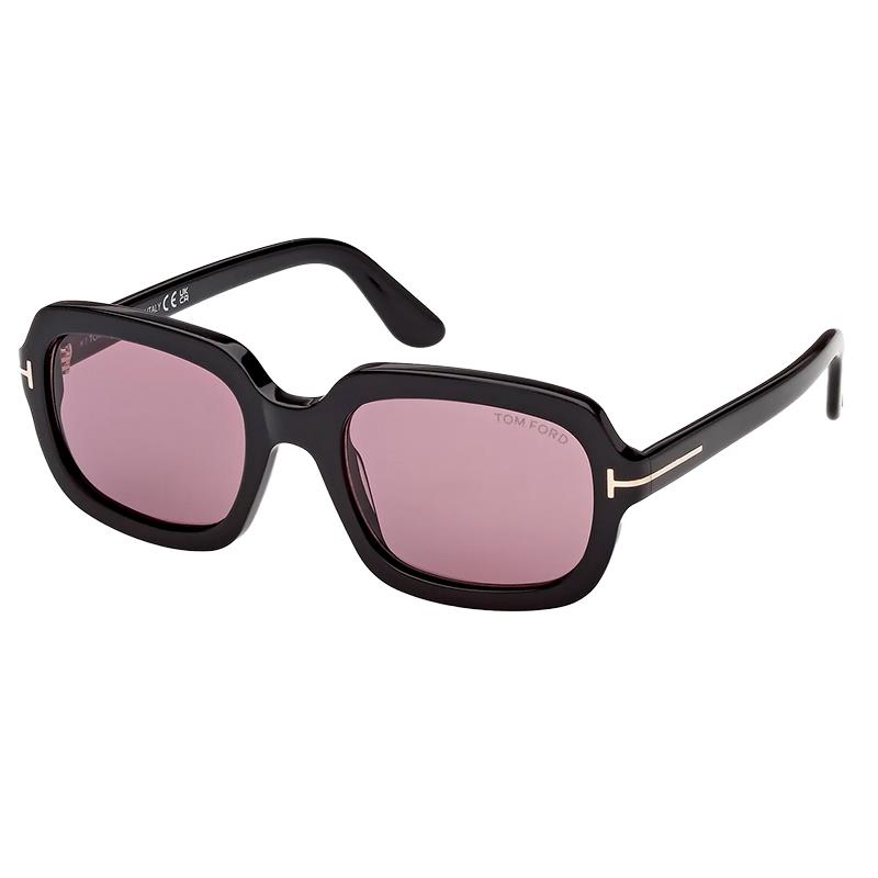 OCULOS DE SOL FEMININO TOM FORD LANA02 FT1342 01Y TAM 53 20 140MM PRETO