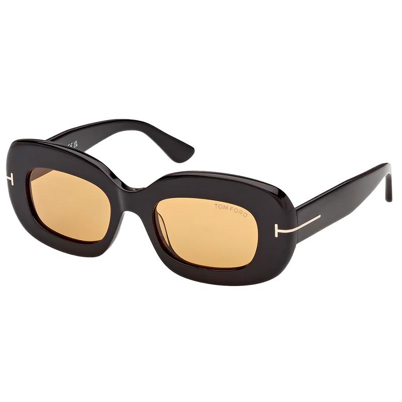 OCULOS DE SOL FEMININO TOM FORD ISLAY02 FT1345 TAM 01E 50 20 140MM PRETO/AMARELO