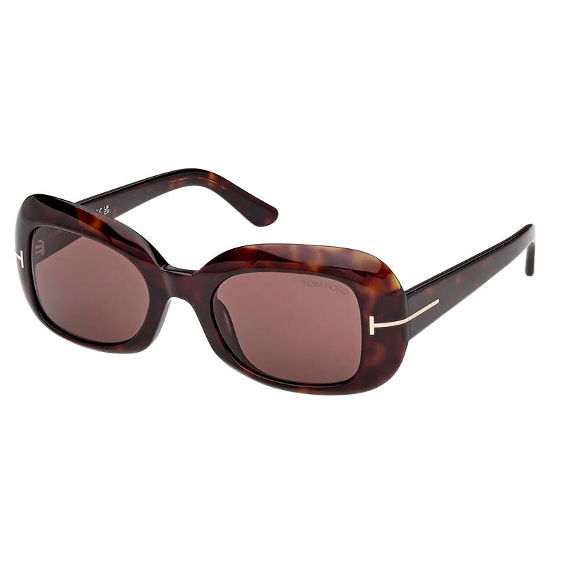 OCULOS DE SOL FEMININO TOM FORD PALOMA02 FT1347 52E TAM 51 21 140MM HAVANA MARROM