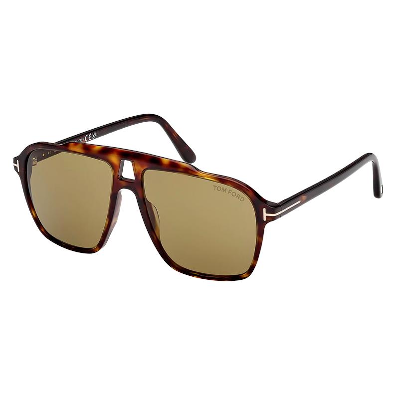 OCULOS DE SOL UNISSEX TOM FORD AUTARI FT1209 FT1209 52N TAM 56 14 145MM DARK HAVANA