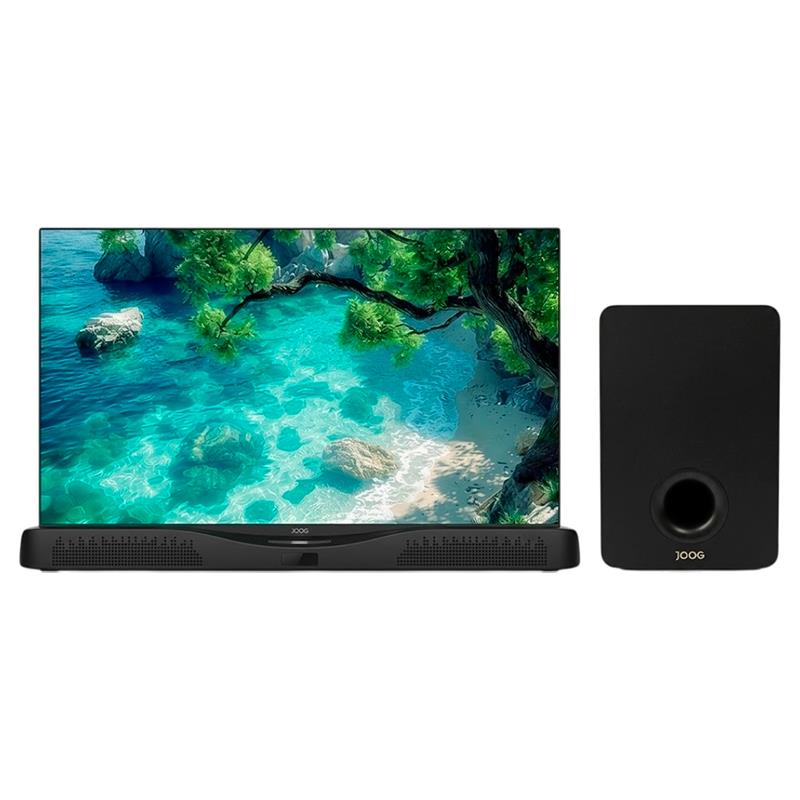 SMART TV JOOG 32" SBTV1 LED HD ANDROID COM SOUNDBAR + SUBWOOFER BLACK