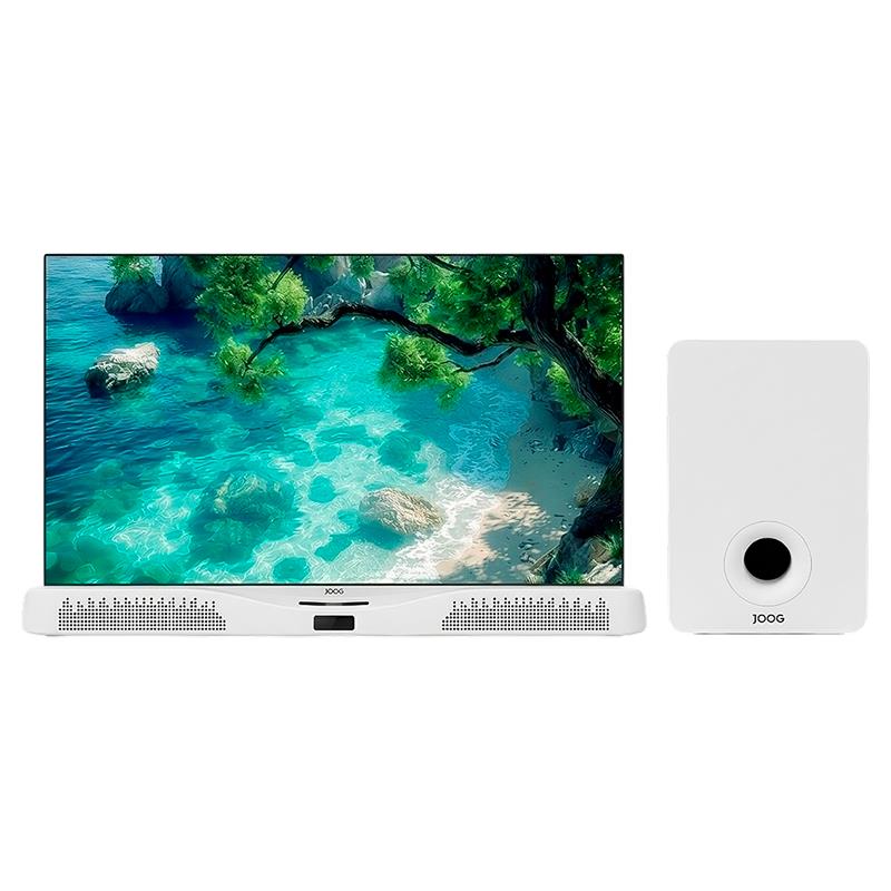 SMART TV JOOG 32" SBTV1 LED HD ANDROID COM SOUNDBAR + SUBWOOFER WHITE