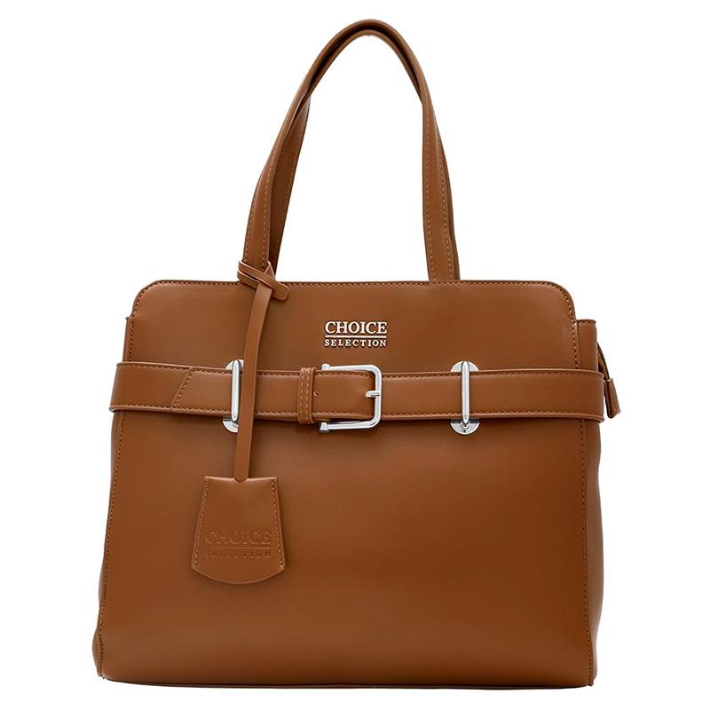 BOLSA FEMININA CHOICE F253765B BEGE/SILVER