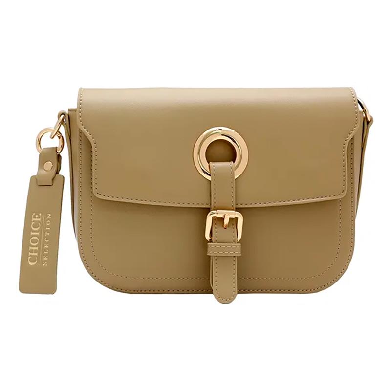BOLSA FEMININA CHOICE X2410181A BEGE/PRATA