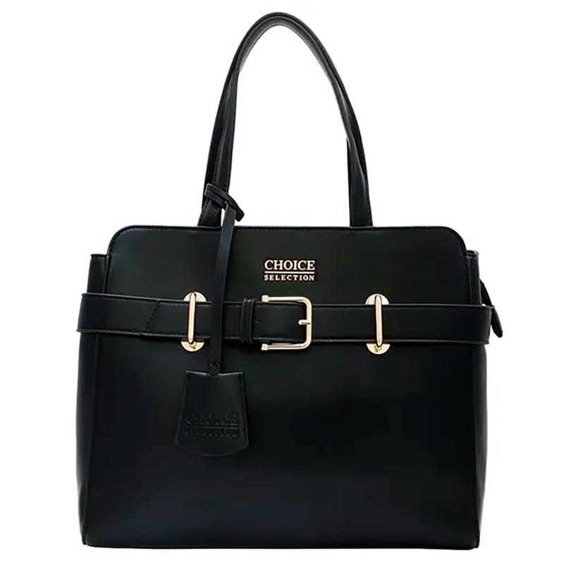 BOLSA FEMININA CHOICE F253765B BLACK/GOLD