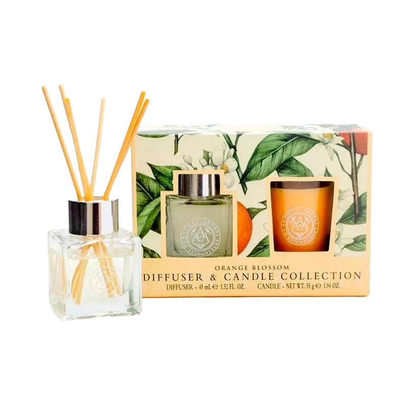 KIT SOMERSET DIFUSOR DE AROMA 45ML + VELA AROMATICA 55G ORANGE BLOSSOM