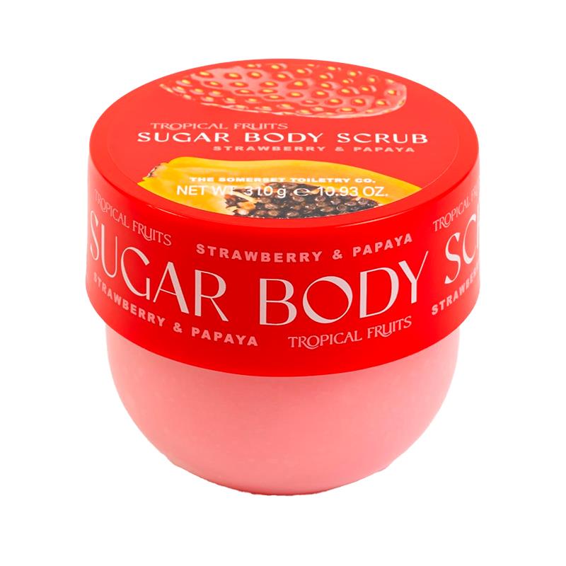 ESFOLIANTE CORPORAL SOMERSET TROPICAL FRUIT STRAWBERRY & PAPAYA 310G