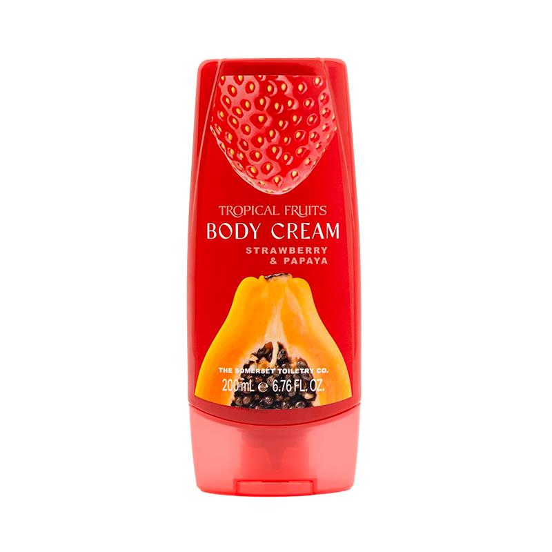 CREME CORPORAL SOMERSET TROPICAL FRUIT STRAWBERRY & PAPAYA 200ML