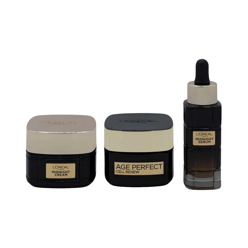 KIT FACIAL LOREAL PARIS AGE PERFECT CELL CREME DIURNO 50ML/ CREME NOITE 50ML/ SERUM 30ML