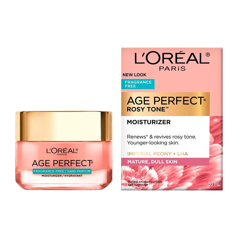 CREME FACIAL HIDRATANTE LOREAL PARIS AGE PERFECT ROSY TONE 48G