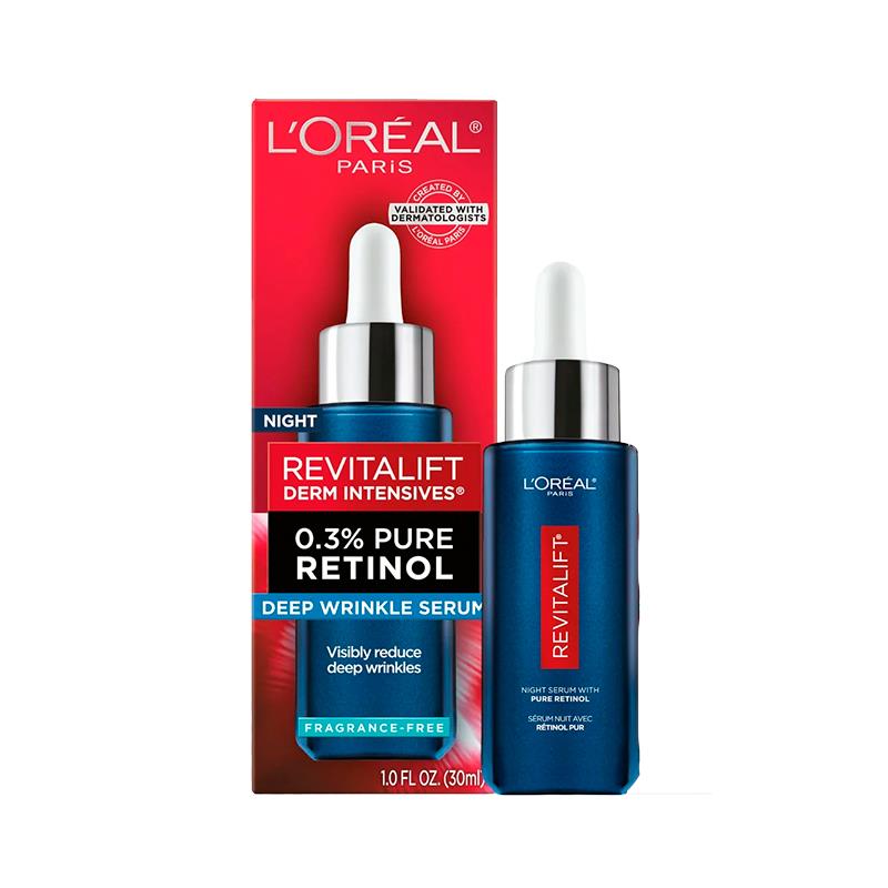SERUM NOTURNO LOREAL PARIS REVITALIFT DERM INTENSIVES 0.3% PURE RETINOL 30ML