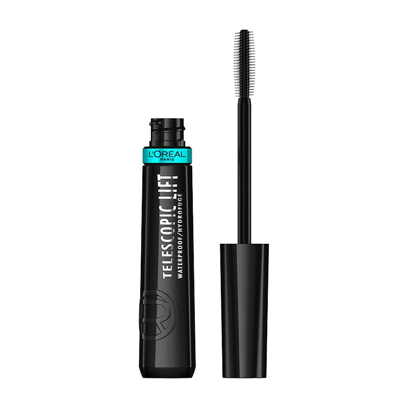 MASCARA DE CILIOS LOREAL PARIS TELESCOPIC LIFT WATERPROOF PRETA 10ML