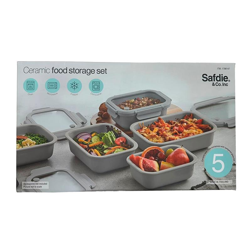 POTES DE CERAMICA SAFDIE 5UN CINZA