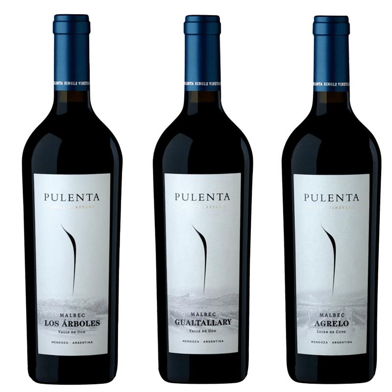 VINHO PULENTA SINGLE VINEYARD SERIES COLLECTION MALBEC 2018 3 UNIDADES