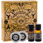 KIT DE LIMPEZA DEAD BEAR MINI GROOMING DE BARBA BEARD BALM 15ML BEARD OIL 10ML MOUSTACHE WAX 15ML WITH CONFIDENCE 10ML